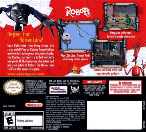 Robots For Nintendo Ds Sales Wiki Release Dates Review Cheats