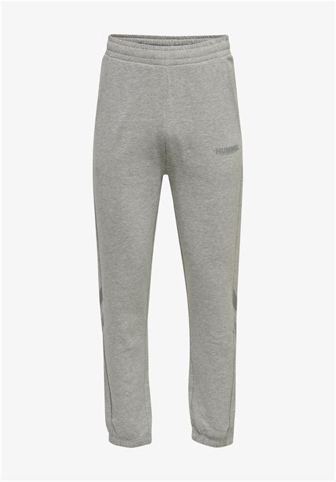 Hummel Legacy Regular Jogginghose Grey Melange Grau Zalando De