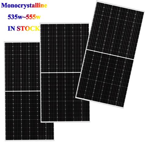 W W W Half Cell Monocrystalline Bifacial Solar Panels W