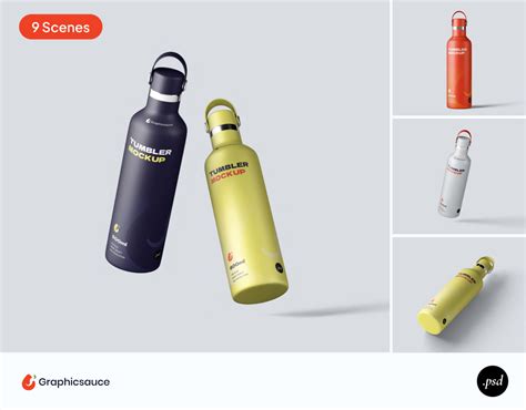 Sport Tumbler Mockup Bundle On Behance Behance