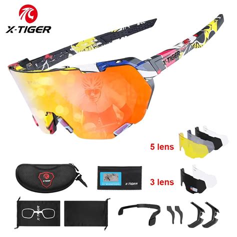 X Tiger Polarized Cycling Glasses Photochromic Bike Glasses Outdoor