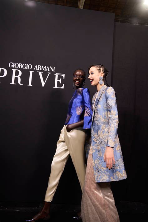 Giorgio Armani Prive Spring Couture Fashion Show Backstage The