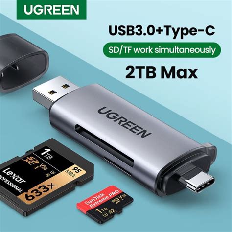 Pembaca Kartu Ugreen Usb Pembaca Kartu Sd Mikro Sd Untuk Komputer