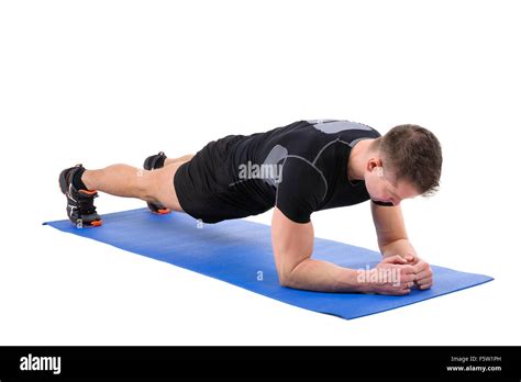 Male Exercise Plank Hi Res Stock Photography And Images Alamy