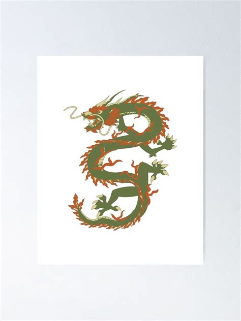 "Chinese Dragon" Poster by altizzy | Redbubble