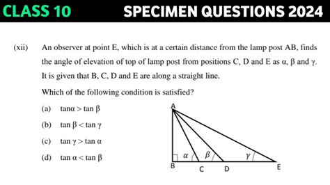 An Observer At Point E Which Is At A Certain Distance From The Lamp