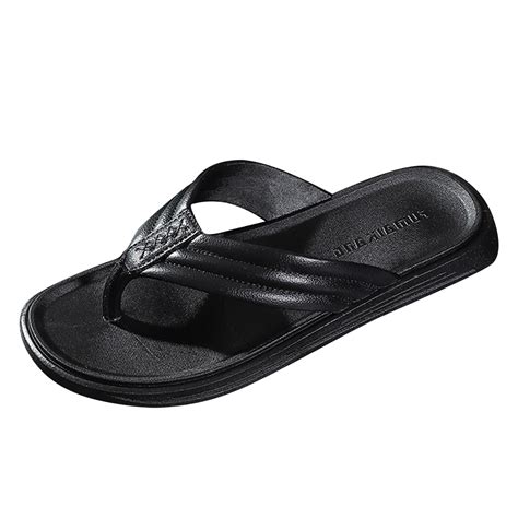 Men Shoes Fashion Beach Flip Flops Flat Toe Sandwich Beach Flip Flops For Men Thong Flip Flops