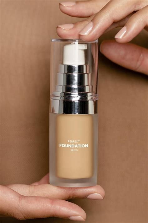 Download Premium Psd Image Of Foundation Bottle Mockup Beauty