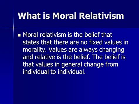 Moral Relativism Examples