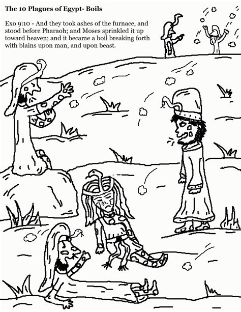 The Plague Of Frogs Coloring Pages Coloring Pages