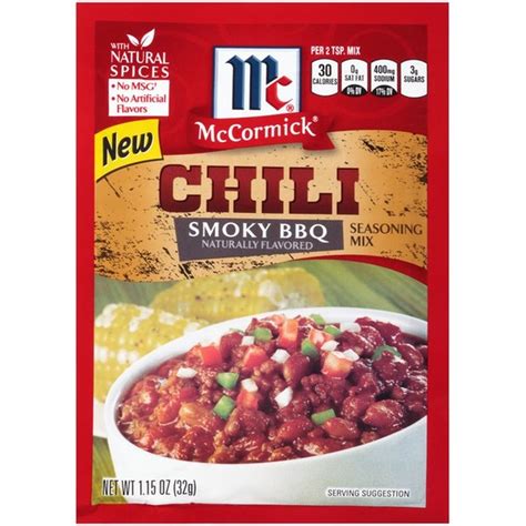 Mccormick® Smoky Bbq Chili Seasoning Mix 115 Oz Instacart