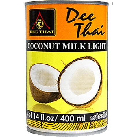 Dee Thai Coconut Milk Light 400ml Culinary Milk Walter Mart