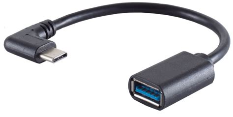 1m USB 3 2 Gen1 Kabel USB Typ C Stecker 90 Gewinkelt Auf USB 3 0