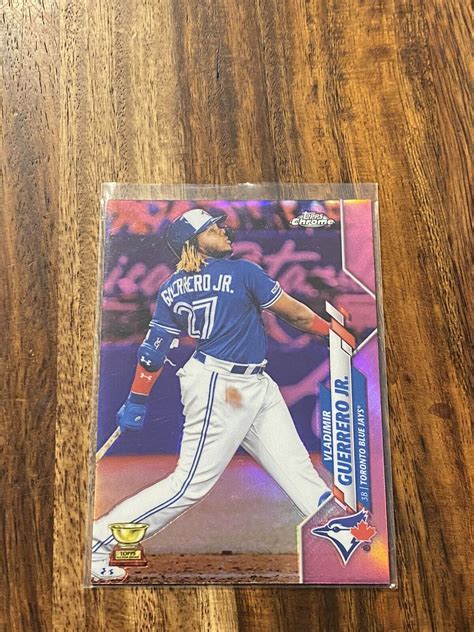 Vladimir Guerrero Jr Topps Chrome Pink Refractor Ebay