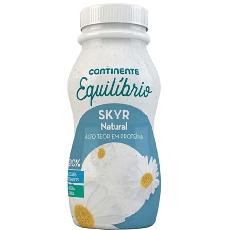 Iogurte L Quido Skyr Natural Continente Equil Brio Nutrip Dia