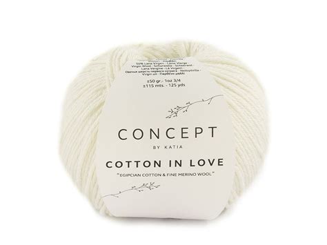 Katia Cotton in Love Farbe 50 naturweiß | Online Shop mit ♥ Mein Wollstudio