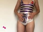 Hot Dutch Cosplay Sissy Transsexual Shows Pawg Big Ass Crossdresser Cock In Star Wars Swimsuit