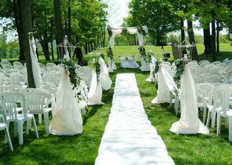 Outdoor Ceremony Set Up Garden Weddings Ceremony Outdoor Ceremony