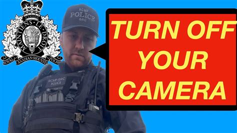 Rcmp Turn Your Camera Off Youtube