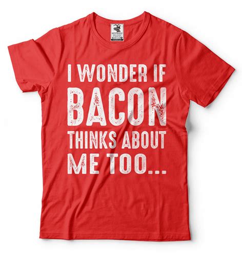 Bacon T-shirt Funny Food Bacon Fan Birthday Christmas Gift Tee - Etsy