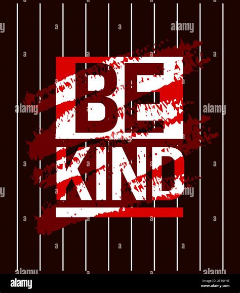 Be Kind Motivational Stroke Typepace Design Short Phrases Design