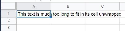 Google Sheets How To Make Text Fit In Cell In Examples