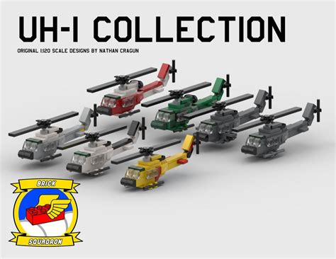 Lego Moc Uh 1 Huey Collection By Bricksquadron Rebrickable Build