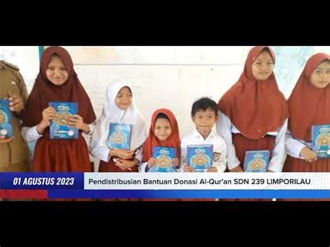 Pendistribusian Bantuan Donasi Al Qur An Kecamatan Belawa YouTube