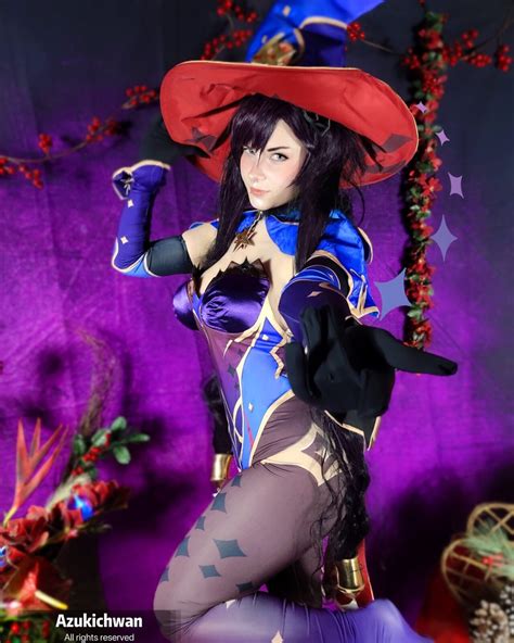 Modelo Azuki Fez Um Belíssimo Cosplay Da Mona De Genshin Impact Critical Hits