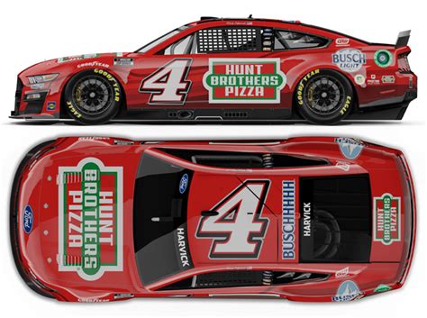 2022 Kevin Harvick #4 Hunt Brothers Pizza Red NASCAR 1/24 Diecast