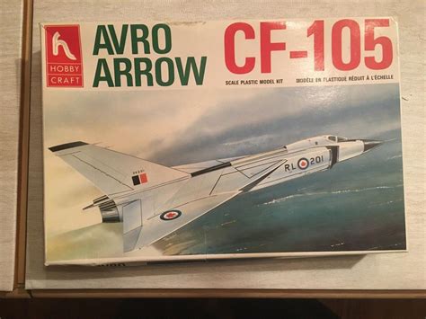 172 Hobbycraft Avro Arrow Cf 105 Unassembled Plastic Model Kit