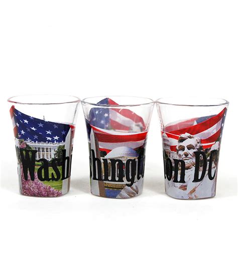 Washington DC Color Shot Glass Americaware