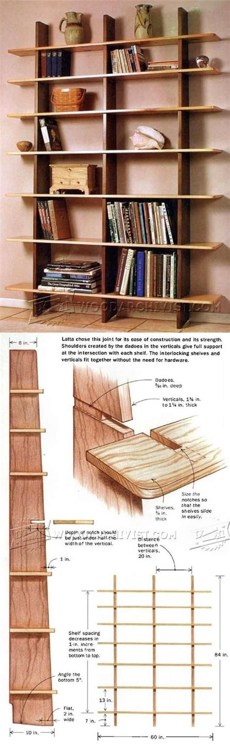 Bookshelves Plans Furniture Plans And Projects Woodarchivist