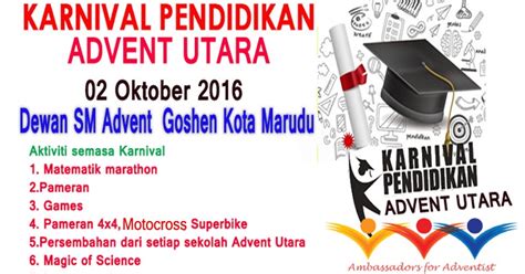 Sekolah Menengah Advent Goshen Karnival Pendidikan Advent Utara 2016