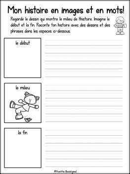 Criture Cr Ative I French Writing Prompts Tpt