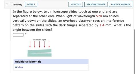 Solved 7 1 Points DETAILS MY NOTES ASK YOUR TEACHER Chegg