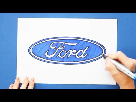 How To Draw A Ford Logo