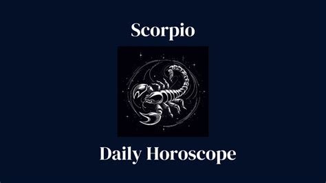 Free Best Scorpio Daily Horoscope For 11 January 2025