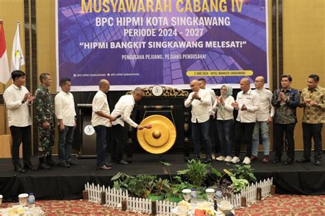 Muscab HIPMI Singkawang Pj Wako Minta Perkuat Sinergi SUARAKALBAR CO ID