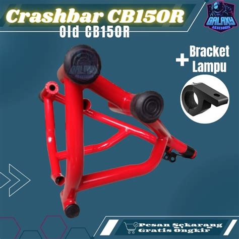 Jual Crashbar Tubular Cb R Old Pengaman Body Plus Breket Lampu Tembak