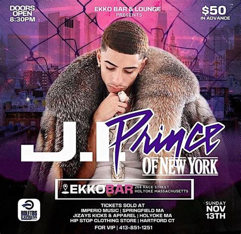 J.i prince of new york | Vip tickets, J.i., Online tickets