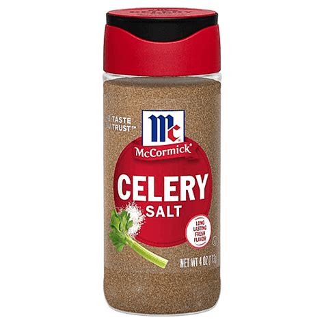 Mc Cormick Celery Salt 4 Oz Spices Table Salt Rubs Festival