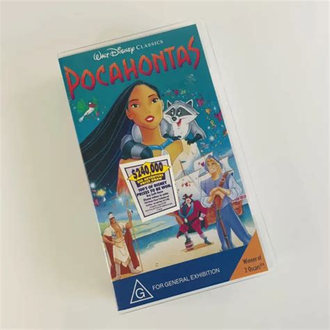 Pocahontas Walt Disney Classics Vintage Vhs Video Tape Eur 1233