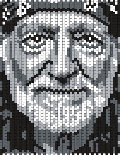 Willie Nelson Multi Bead Pattern Peyote Bead Patterns Misc Bead