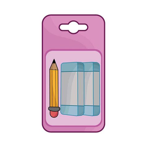 Ilustración De Borrador Y Lápiz Paquete 41143914 Vector En Vecteezy