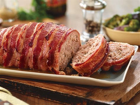 Bacon Wrapped Pork Meatloaf Recipe