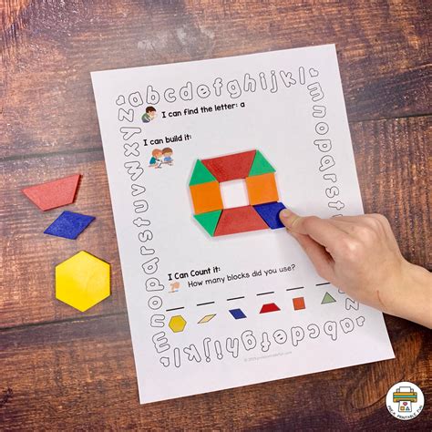 Alphabet Pattern Block Mats