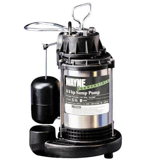 Wayne Cdu E Hp Stainless Steel Sump Pump Walmart