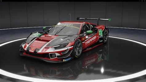 Pitskill Io Ferrari 296 GT3 Triarsi Competizione Rosso Corsa Livery