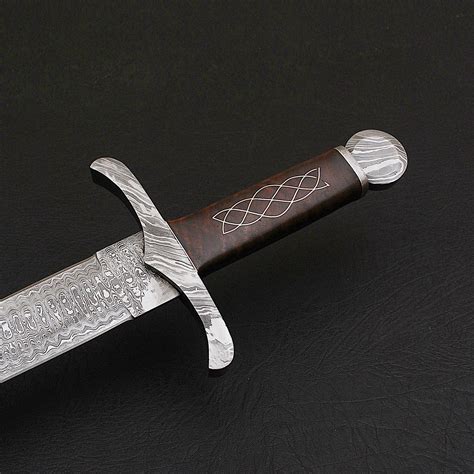 Damascus Celtic Sword 9267 Black Forge Knives Touch Of Modern